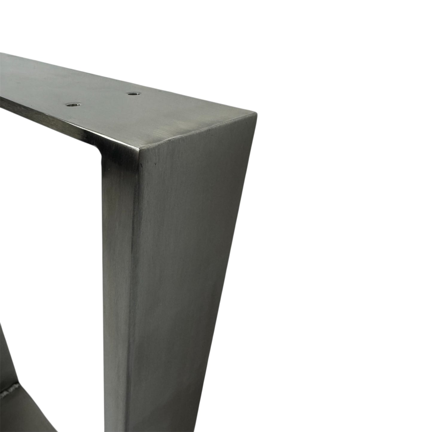 Tischbeine paarweise Edelstahl V-Form