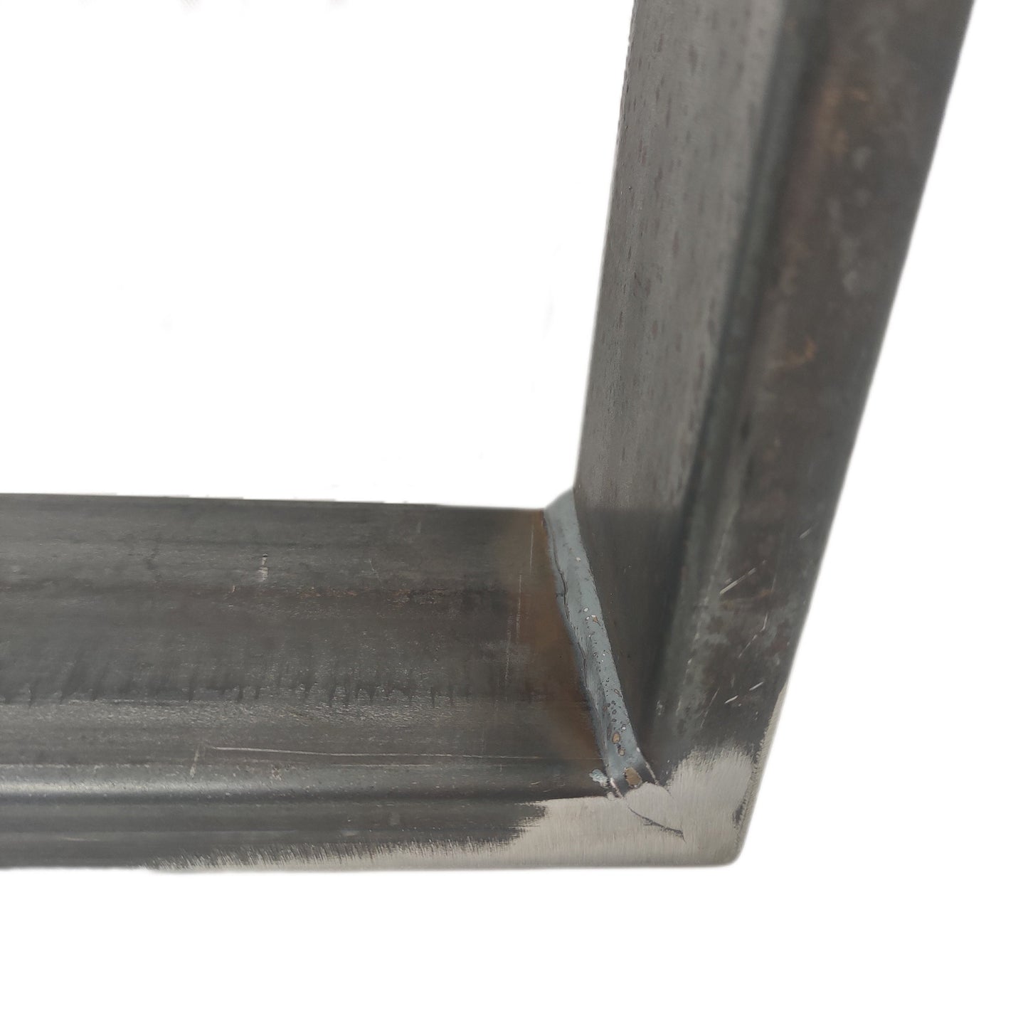 Tischkufe einzeln klarlack unlackierter Look