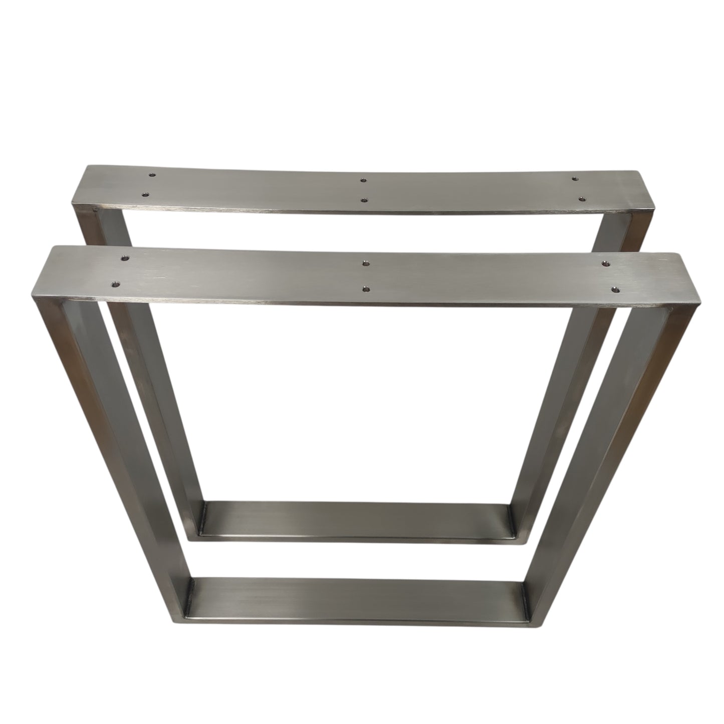 Tischkufen paarweise Edelstahl