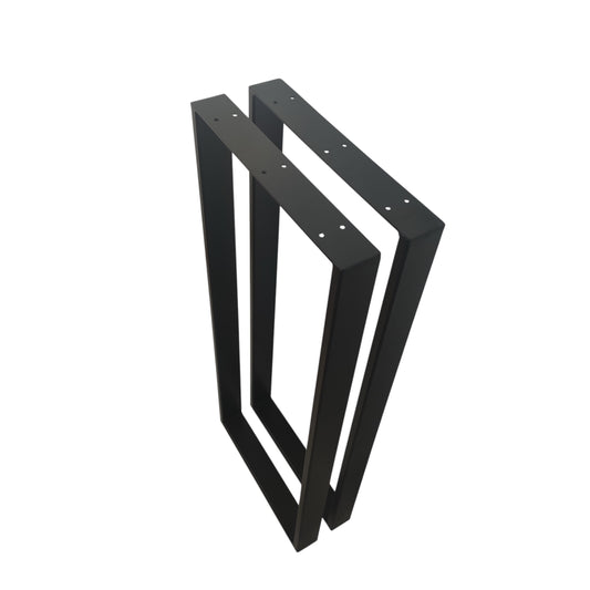 Tischkufen paarweise schwarz matt