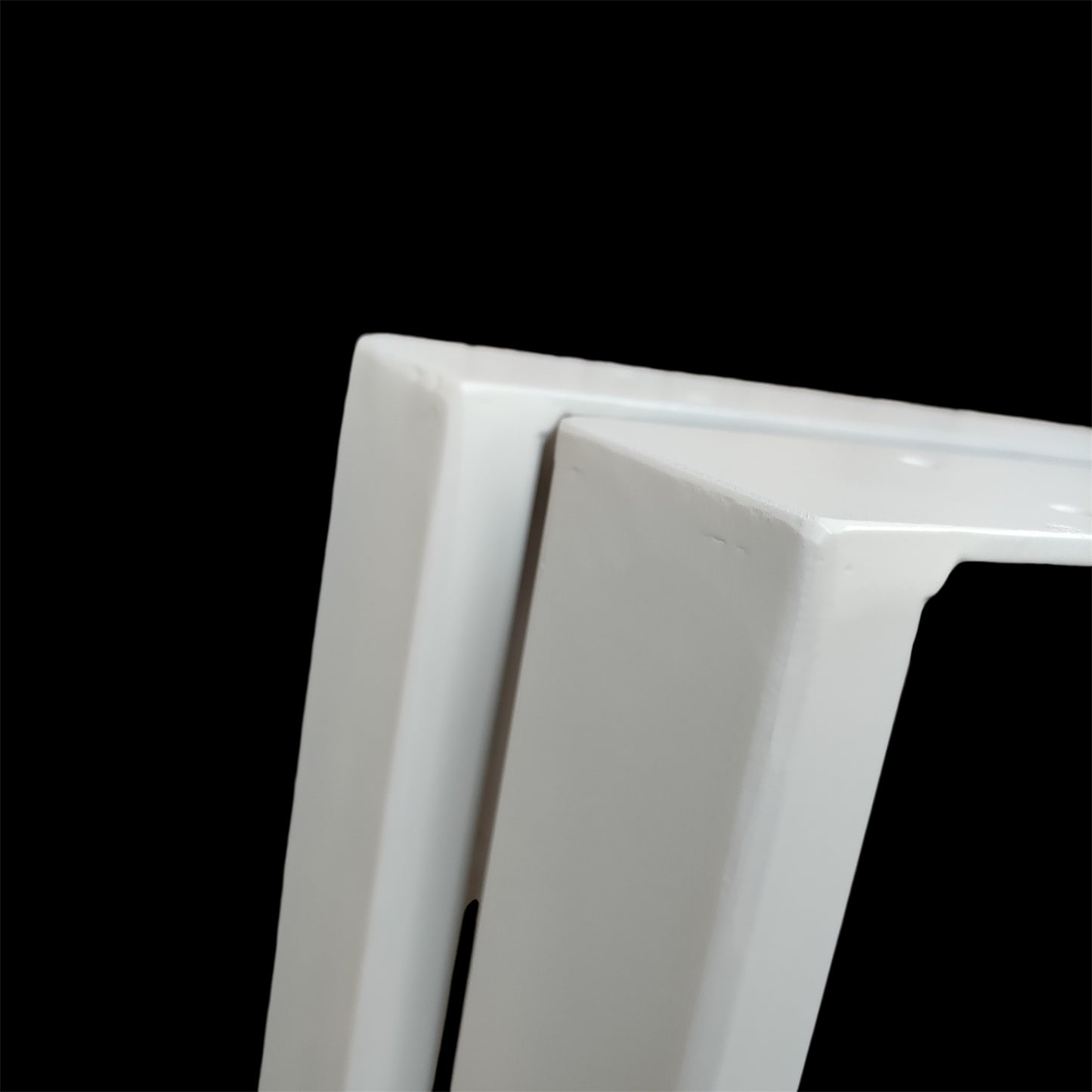 Tischkufen paarweise weiß matt