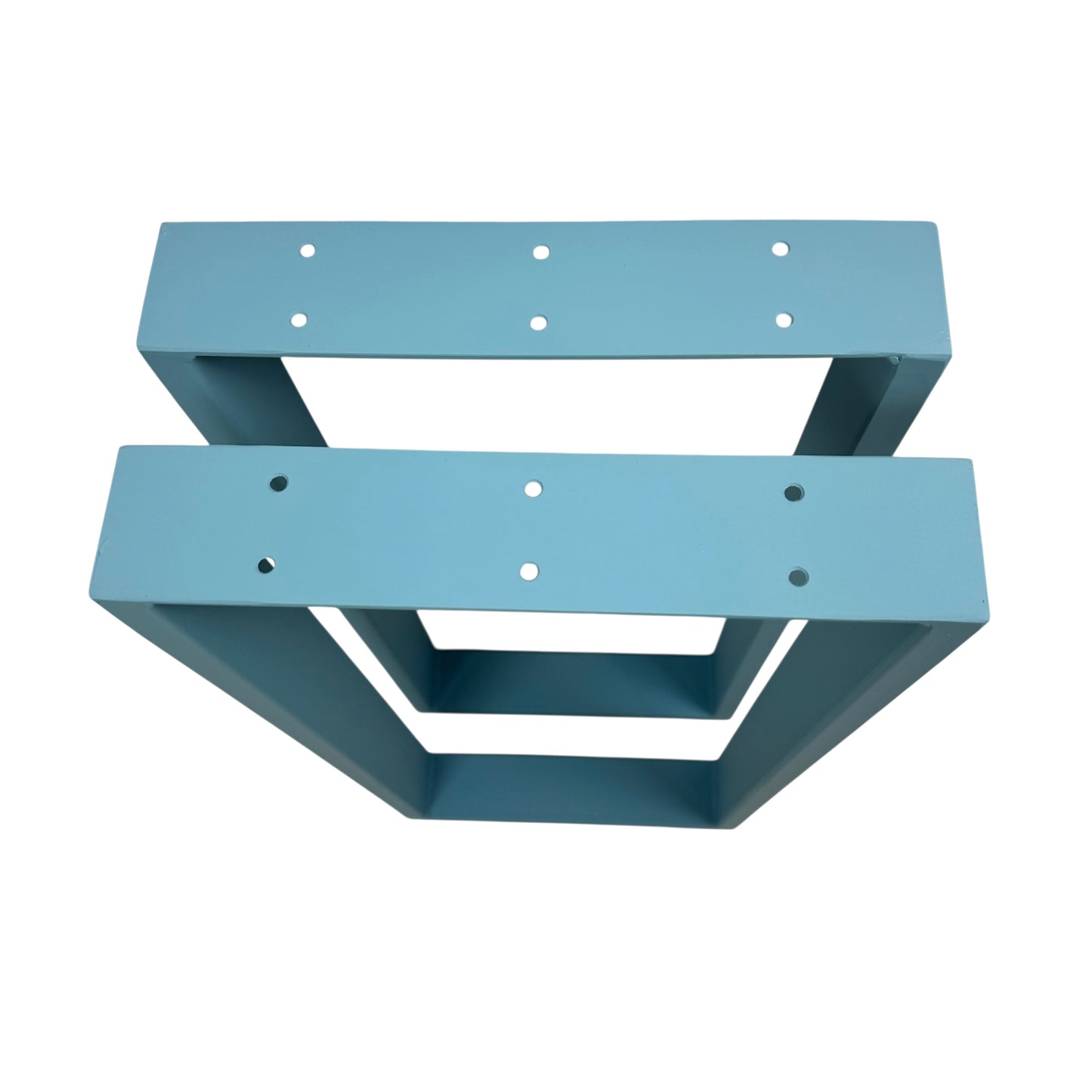 Tischkufen paarweise pastellblau matt