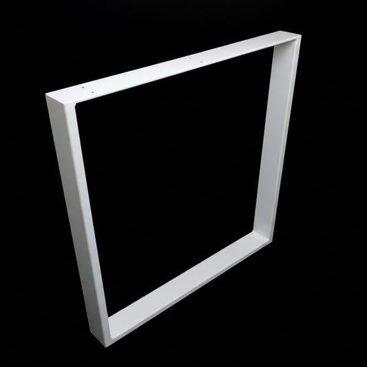 Tischkufe einzeln weiß matt