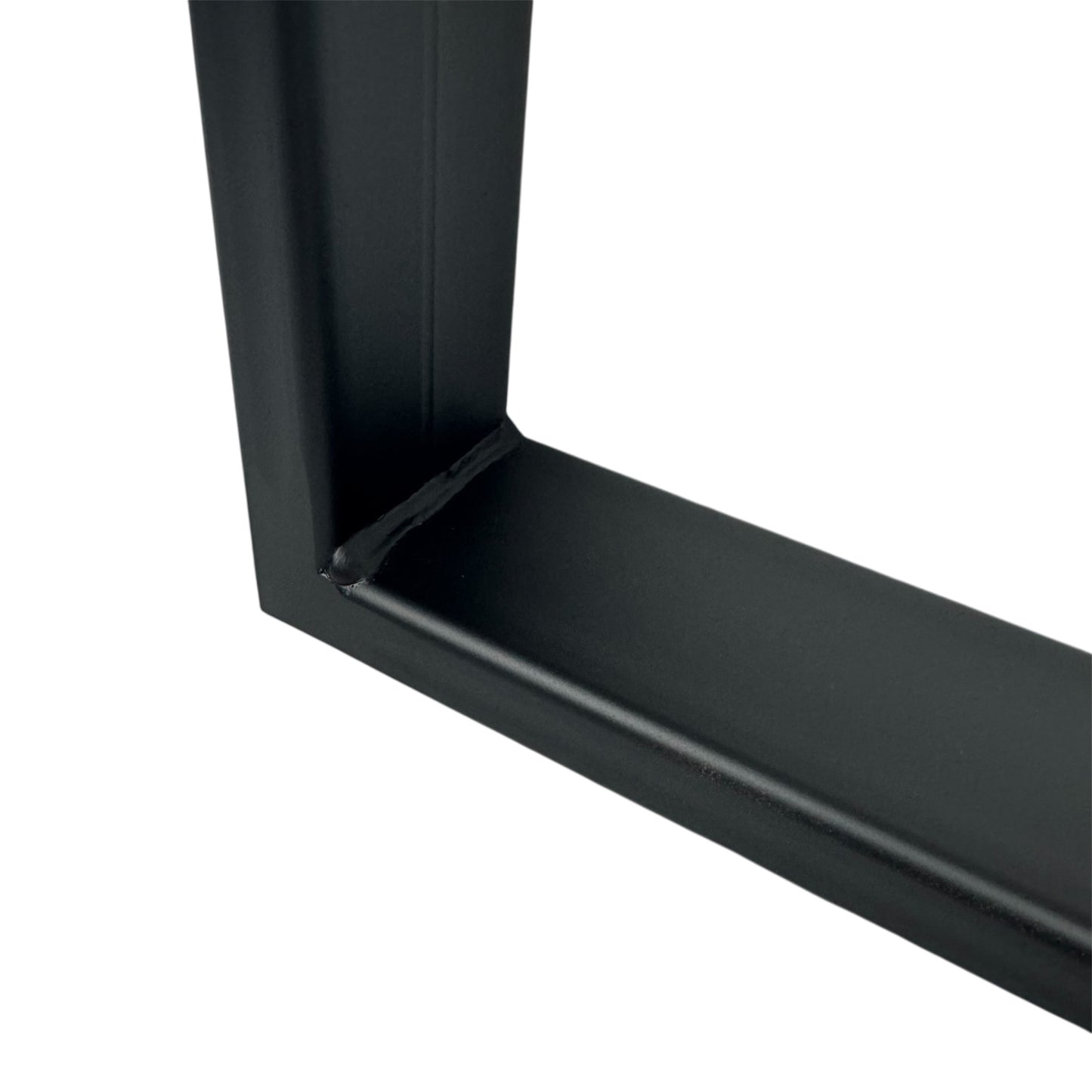 Tischkufe einzeln schwarz matt