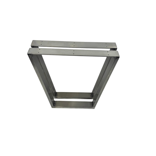 Tischbeine paarweise Edelstahl V-Form