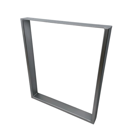 Tischkufe einzeln silber matt