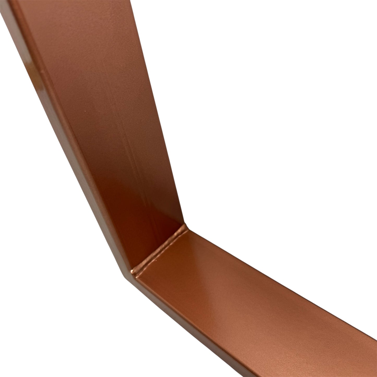 Tischkufen paarweise kupfer matt