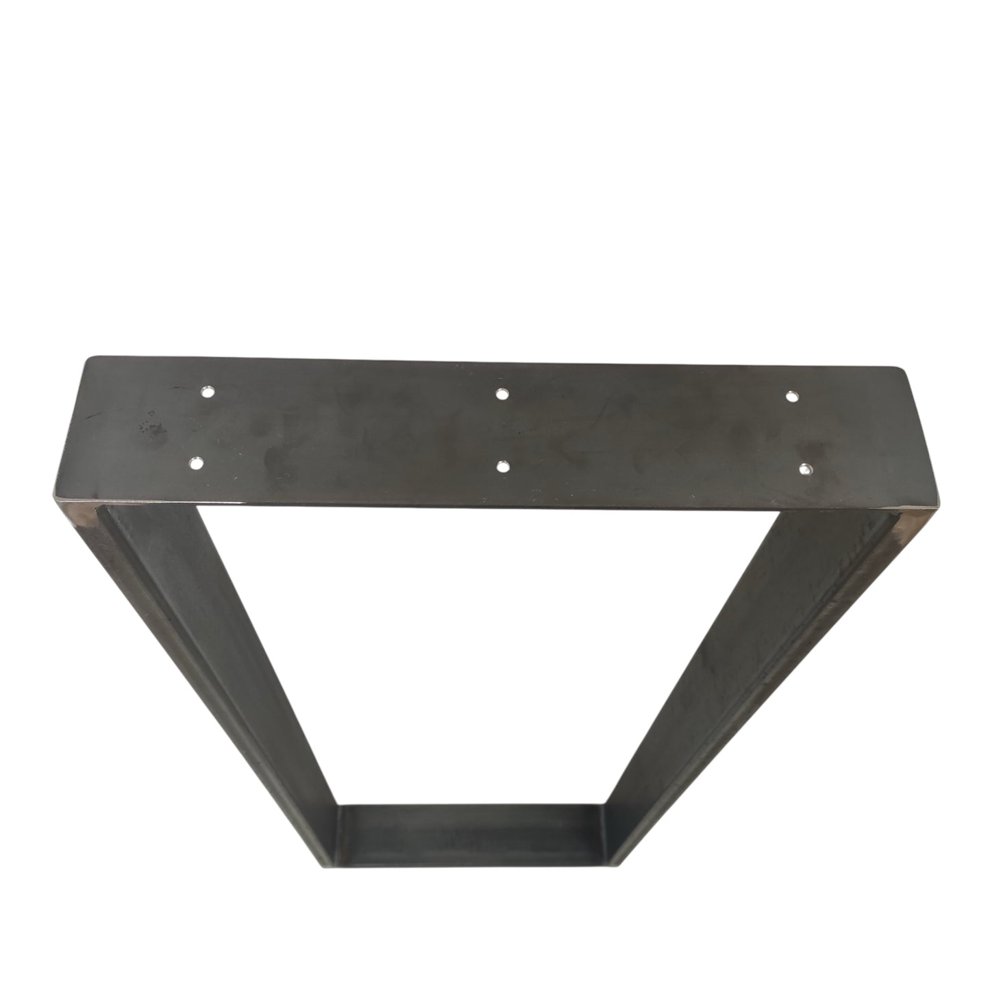 Tischkufe einzeln klarlack unlackierter Look