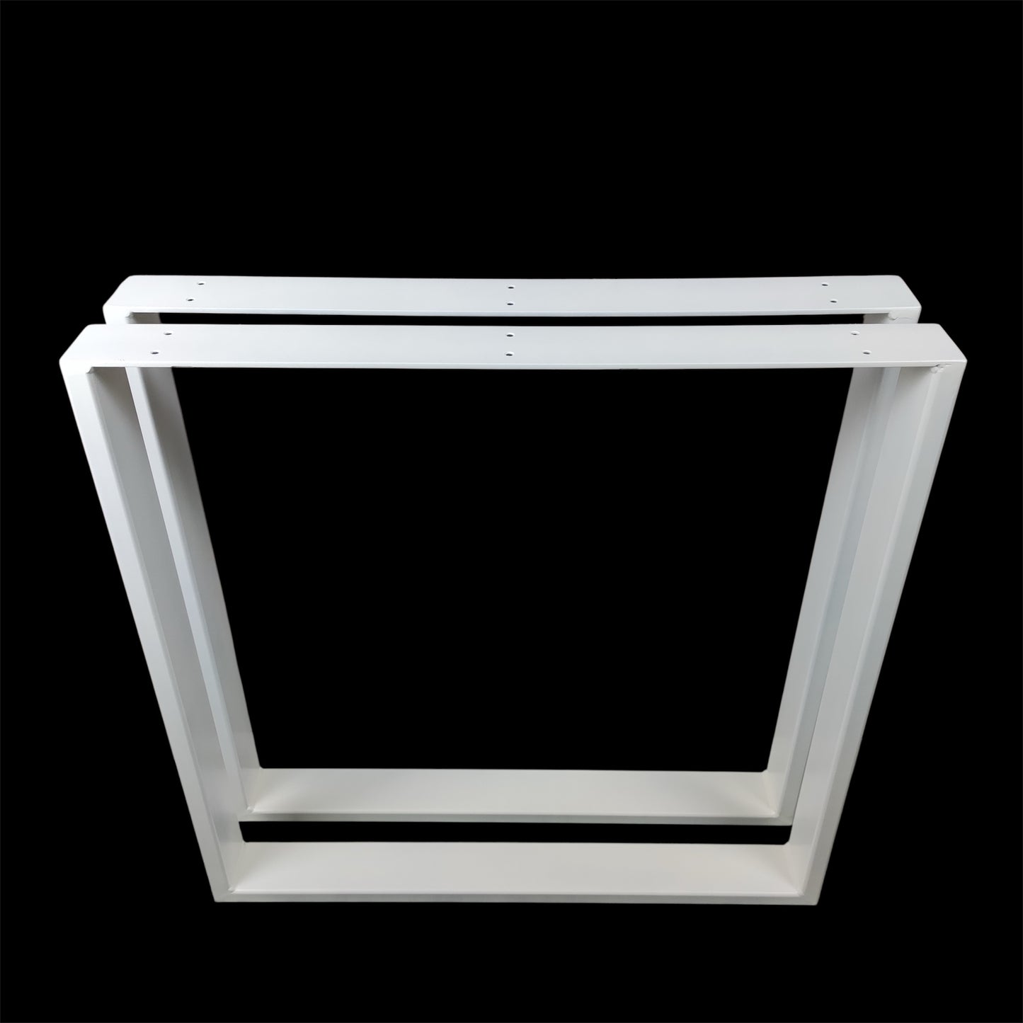 Tischkufen paarweise weiß matt