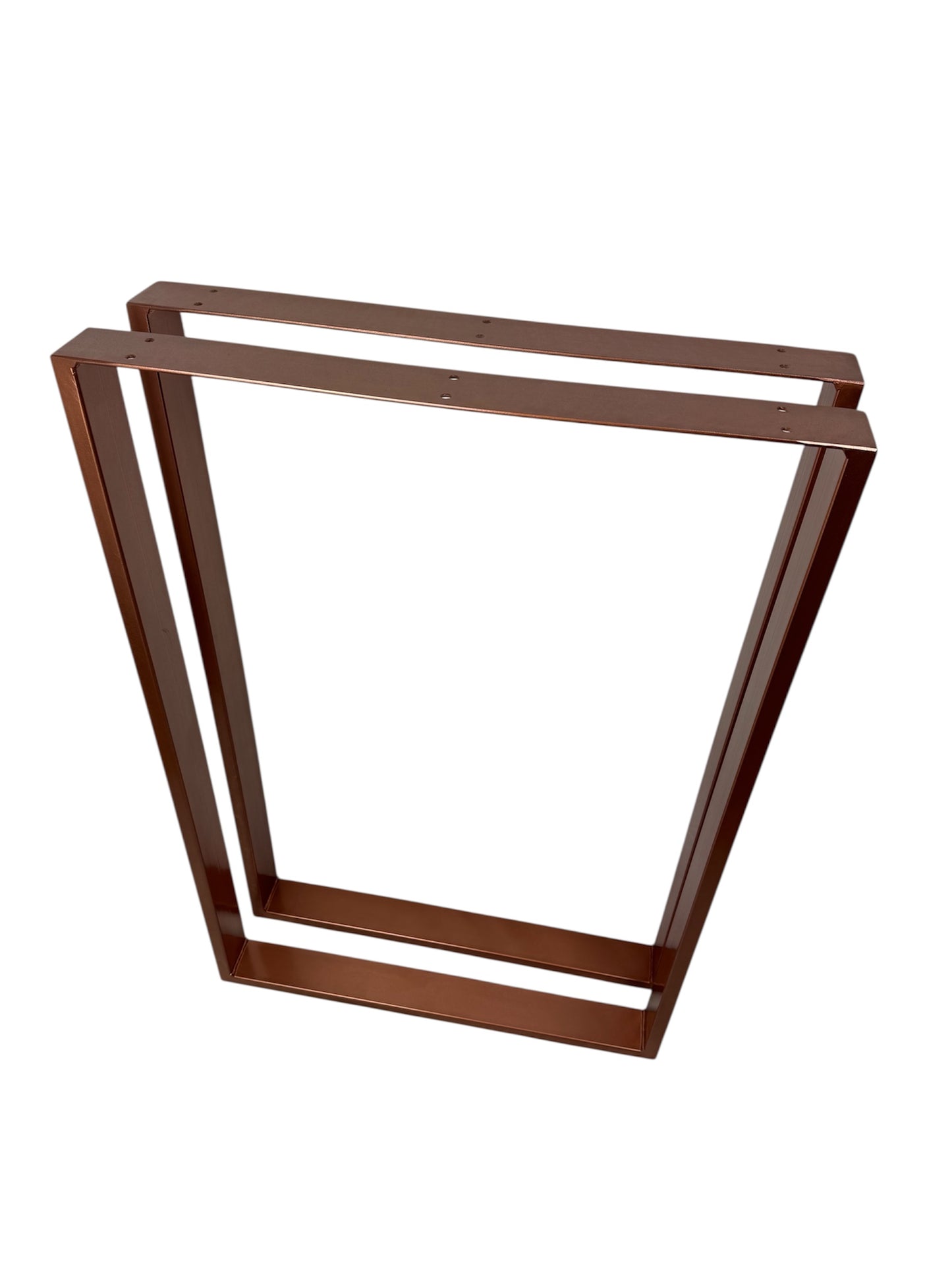 Tischkufen paarweise kupfer matt