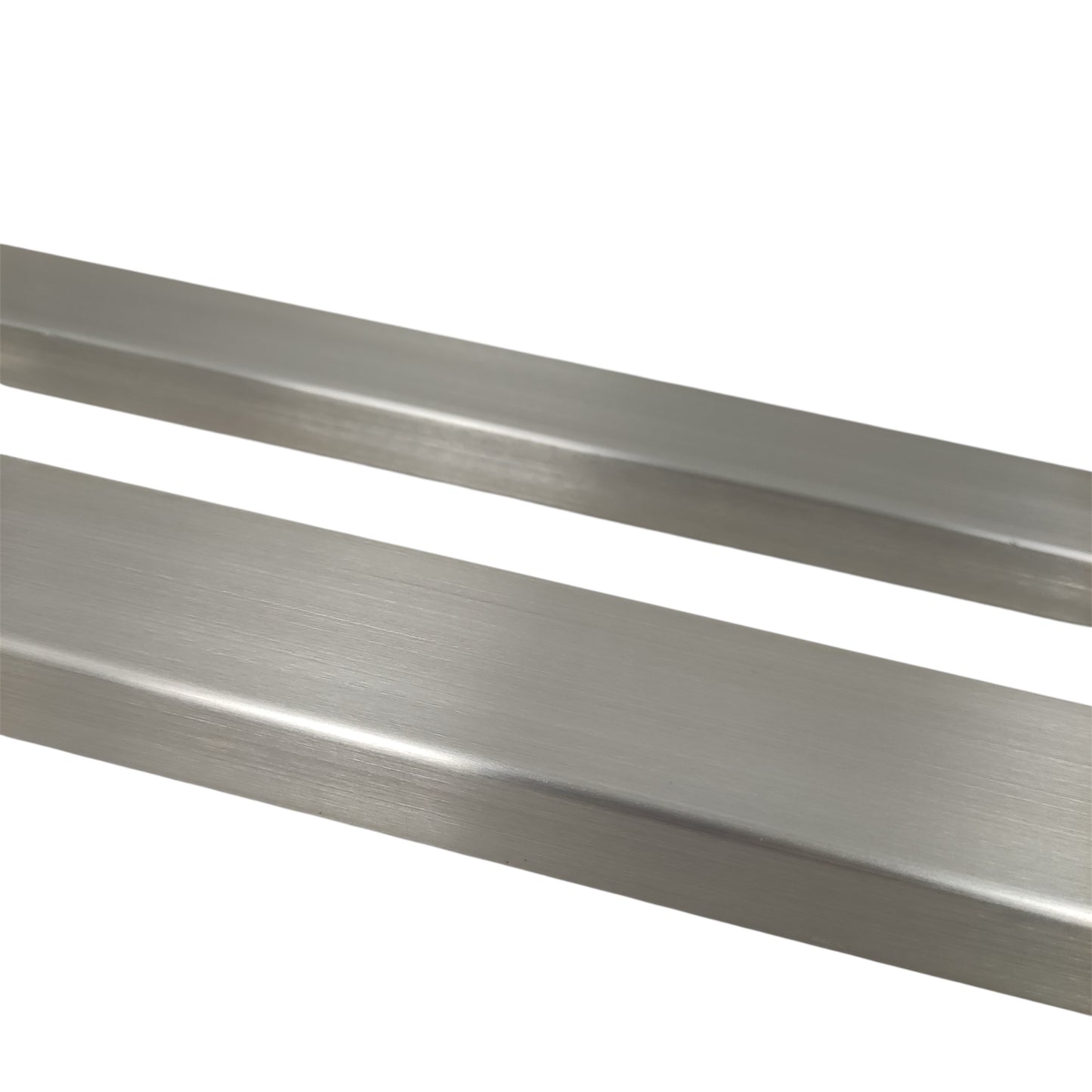 Tischkufen paarweise Edelstahl