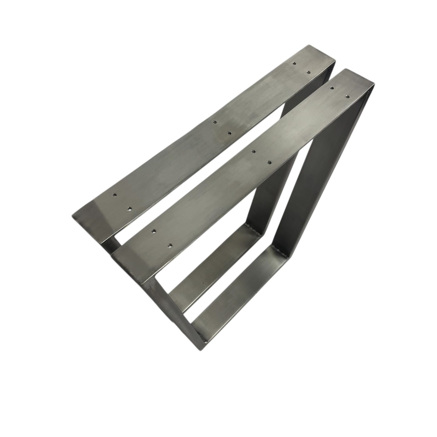 Tischbeine paarweise Edelstahl V-Form