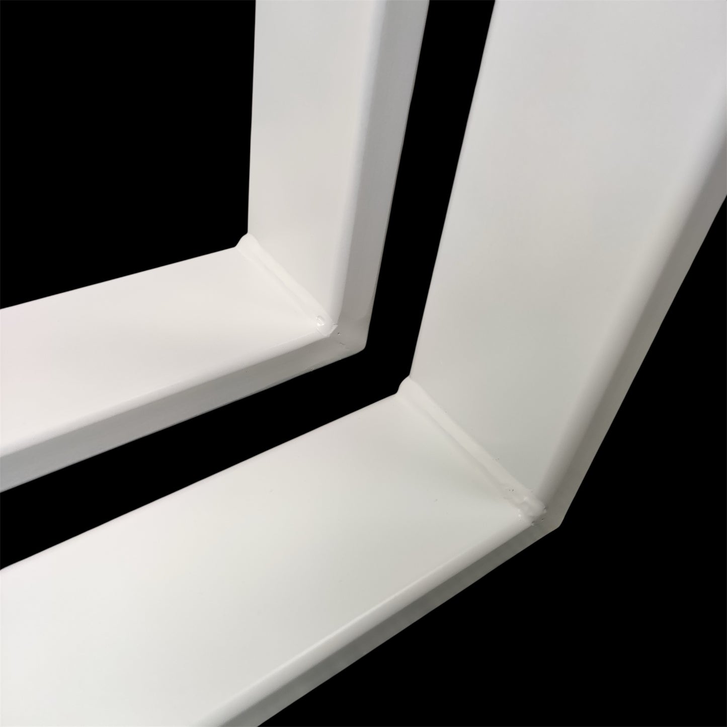 Tischkufen paarweise weiß matt