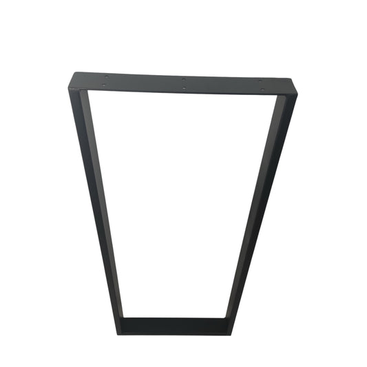 Tischkufe einzeln schwarz matt