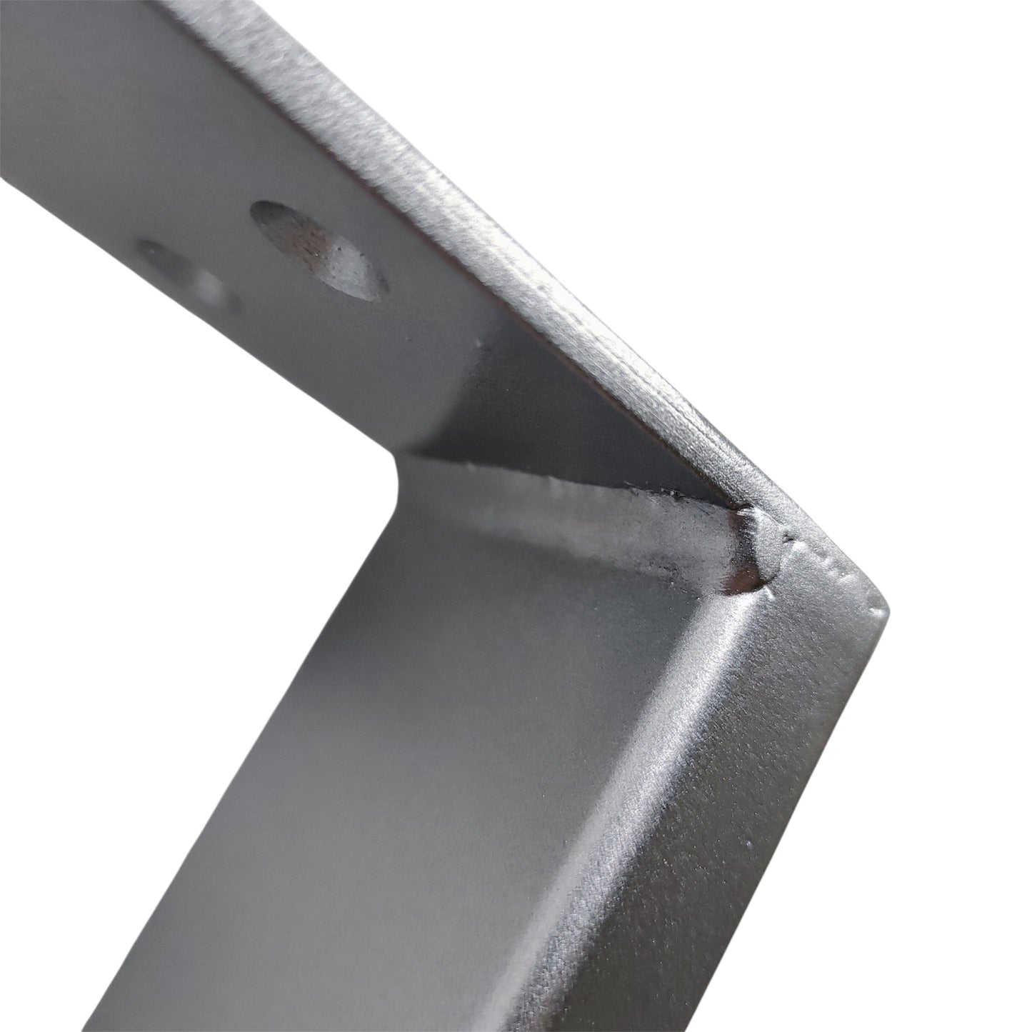 Tischkufe einzeln silber matt