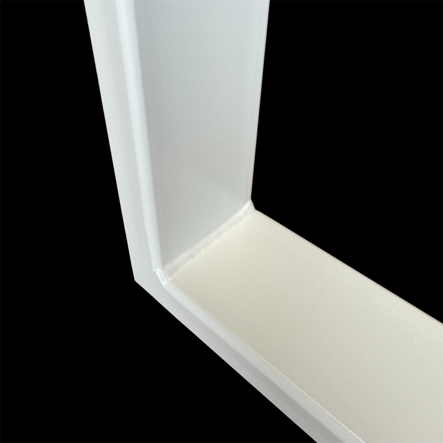 Tischkufe einzeln weiß matt